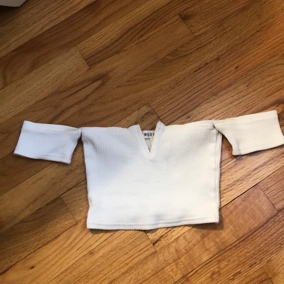 Off the shoulder crop top - Picture 1 of 4